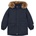 Minymo Детско зимно яке Minymo Kid's Snow Jacket with Fur Winter jacket - Parisian Night - размер 128 (EU) (703-5916-0217)