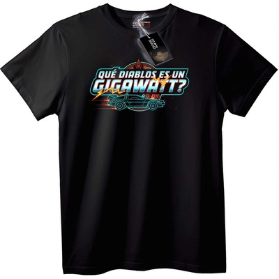 NOONEBRAND Тениска Гигават: цитат от Back to the Future - 2XL, White