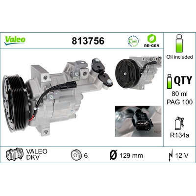 Kompresor klimatizace VALEO 813756