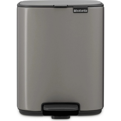 Brabantia Кошче за отпадъци с педал BO 7 л, платина, стомана, Brabantia (BRAB237966)