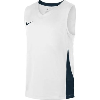 Nike Риза Nike YOUTH TEAM BASKETBALL STOCK JERSEY-WHITE/OBSIDIAN nt0200-101 Размер XS