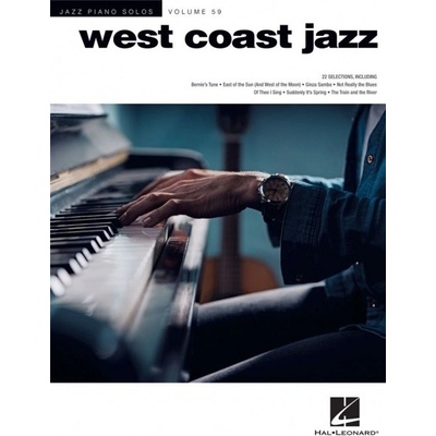 West Coast Jazz Jazz Piano Solos Series Volume 59 22 Jazzových skladieb doplnených o akordy pre gitaru