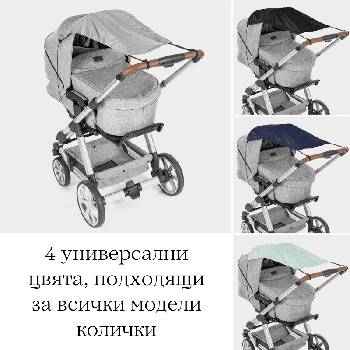 Reer 84223 Reer ShineSafe сенник за количка, мента (NEW024034)