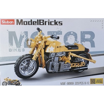 Sluban B0959 Armádní motorka