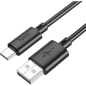 hoco. X88 кабел за данни USB - Type-C, 100 cm, ЧЕРЕН X88_UT_B (X88_UT_B)