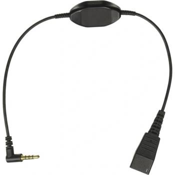 Jabra Кабел Jabra Link Mobile, QD към 3.5 mm жак, черен (8800-00-103)