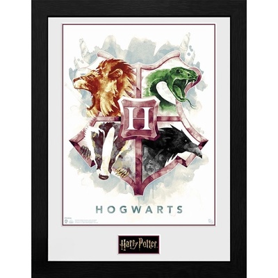 GBEye HARRY POTTER - Framed print "Hogwarts Water Colour" (30x40) (PFC3034)