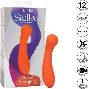CalExotics Силиконов масажор оранжев California Exotics Stella G-Wand
