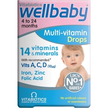 Image 1 of Vitabiotics Wellbaby Multi-vitamin Drops [30 мл]
