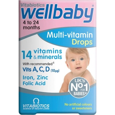 Vitabiotics Wellbaby Multi-vitamin Drops [30 мл]
