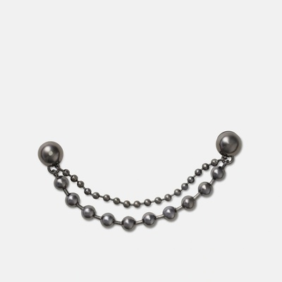 Odznáček Jibbitz – Double Black Gem Chain