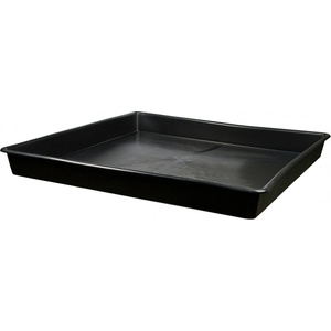 Garland Тава за саксии Garden Tray, черна, квадратна 120x120x12cm