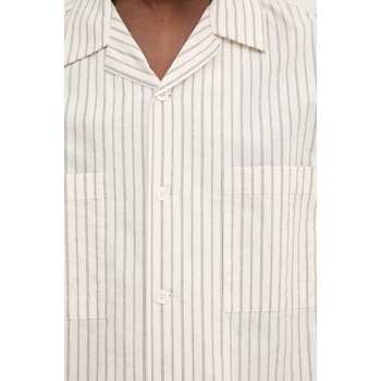 Barena venezia Памучна риза BARENA VENEZIA Camicia Mola мъжка в бежово със стандартна кройка с класическа яка CAU5073.2764 (CAU5073.2764)