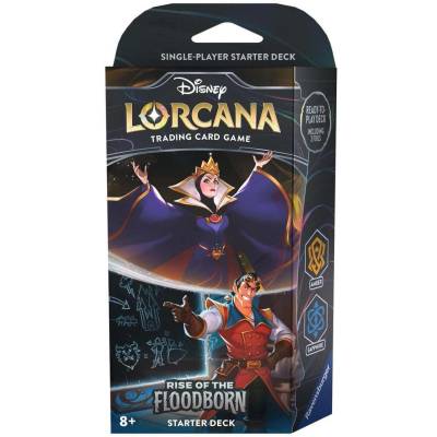 Ravensburger Disney Lorcana Rise of the Floodborn Amber & Sapphire Стартов комплект (4050368982353)