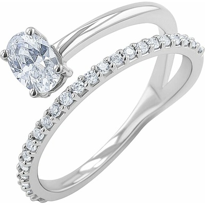 Eppi zásnubný prsteň s lab grown diamantmi Ever RE47235