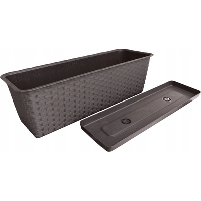 Prosperplast Truhlík Ratolla Case P ISR500P hnedý 49cm