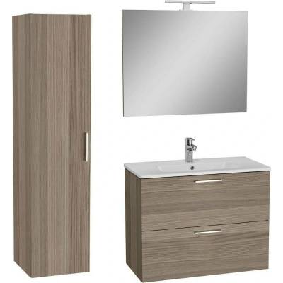 VITRA Koupelnová sestava s umyvadlem 80 cm včetně umyvadlové baterie, vtoku a sifonu VitrA Mia cordoba KSETMIA80C - KSETMIA80C