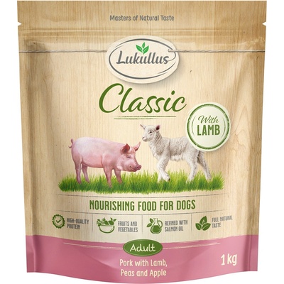 Lukullus Classic bravčové a jahňacie nová receptúra 5 x 1 kg