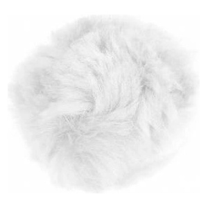 TITANUM Acrylic pompons white 45pcs