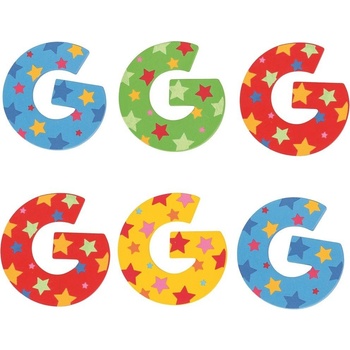 Bigjigs Toys hvězdičkové písmenko G