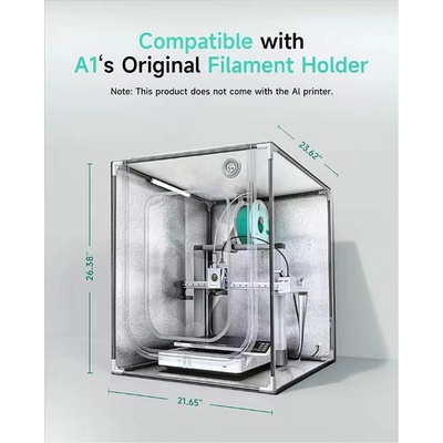 Защитна кутия Enclosure 50x60x67см за 3D принтер Bambu Lab A1 / A1 Mini и други