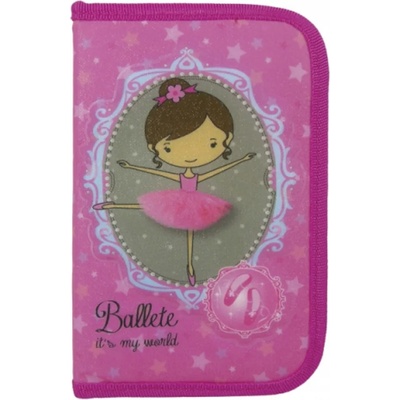 DERFORM Ученически несесер Derform - Ballete, с един цип (PJBL10)