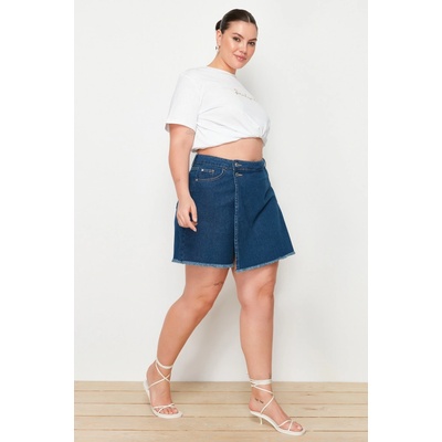 Trendyol dámské kraťasy 8683048629444 modrá