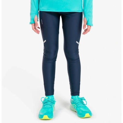 Kiprun dětské legíny na atletiku Dry modré