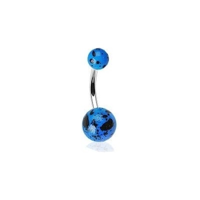 Piercing pupíku 012-BLUE