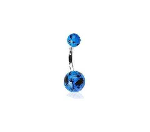 Piercing pupíku 012-BLUE