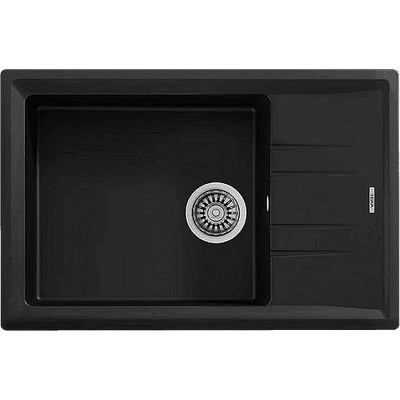 Teka Гранитна мивка, обръщаема, за шкаф 60 см Stone 60 S-TG ЧЕРНА (М.1023.ЧЕ)