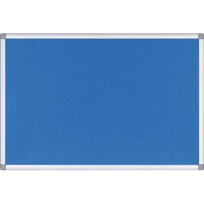 B2B Partner Textilní nástěnka, modrá, 1800 x 1200 mm
