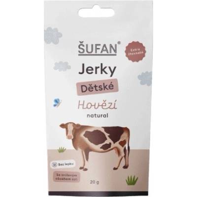 Šufan Jerky Dětské Natural hovězí 20 g