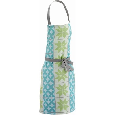 Kela Zástěra CARLA bavlna tyrkysová/mentolová KL-12275