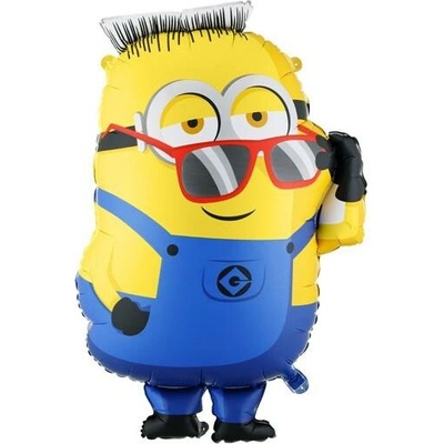 PartyDecoMimoni Nafukovací fóliový balónek Minion Ron 79x53cm