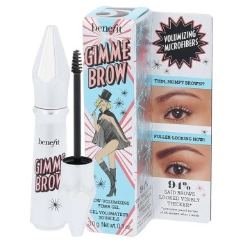 Benefit Gimme Brow+ Brow-Volumizing vodeodolná gél a pomáda na obočie 05 Deep 3 g