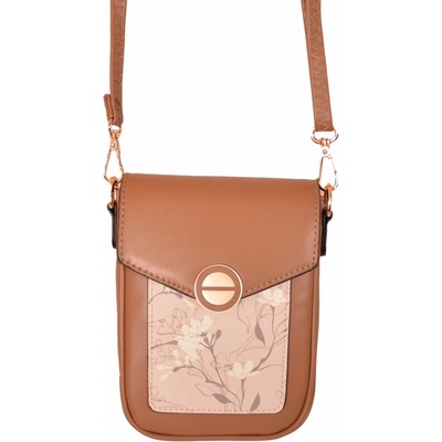 Aaryans dámská crossbody kabelka L057 hnědá