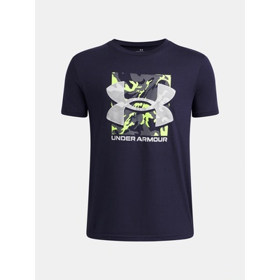 Under Armour UA B Box Logo Camo Ss Mfo-blu modrá