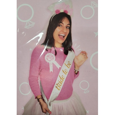 Cool2Party Svatební dekorace šerpa Bride to be 1ks - náhodný výběr