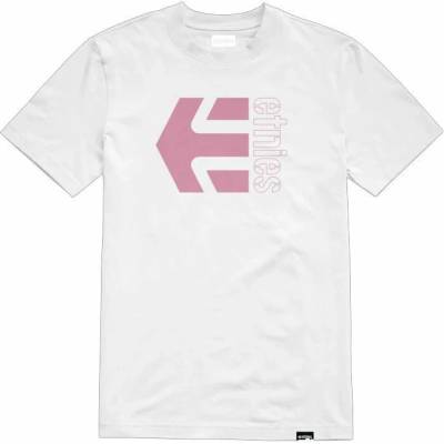 Etnies Corp Combo Tee White/Pink