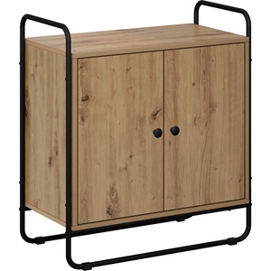 vidaXL Бюфет Дъб артизан 68 x 35 x 75 cm Обработено дърво (8007971)