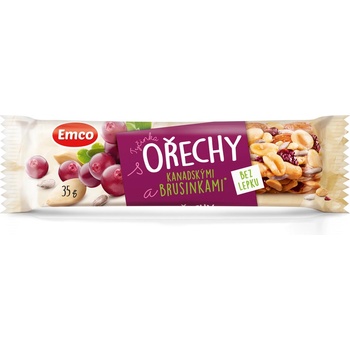 Emco Tyčinka s ořechy 35 g