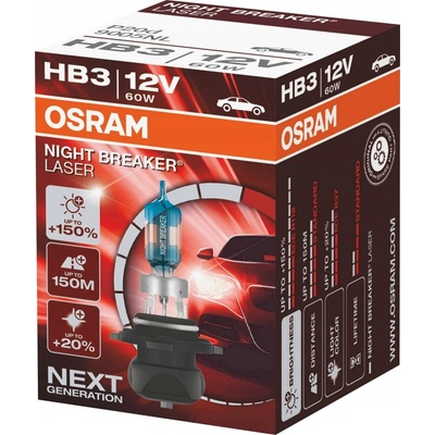 Osram 9005NL Night Breaker Laser HB3 P20d 12V 60W