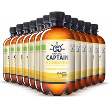 Captain kombucha Pineapple and Peach 12 x 400 ml