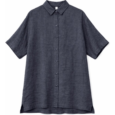 Mazine Дамска рокля Mazine Women's Linen Shirt Dress - Ink Blue (134-1909-0214)