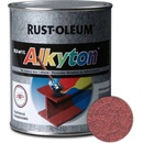 Farby na kov Alkyton Kladivková farba 750ml červená