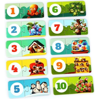 Puzzlika 13005 Přátelé naučné 20 dielov