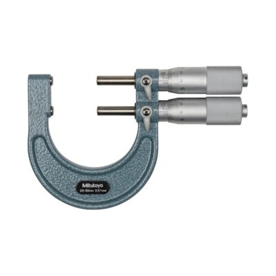 Mitutoyo Mikrometr třmenový analogový 25-50/0,01 mm měření tolerance mitu-113-103