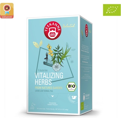 Teekanne BIO Selected. Vitalizing Herbs Luxury Cup 25 x 2 g