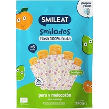 Smileat BIO 100% ovocné zmrzlinky k zamražení hruška & broskev 5 x 250 g